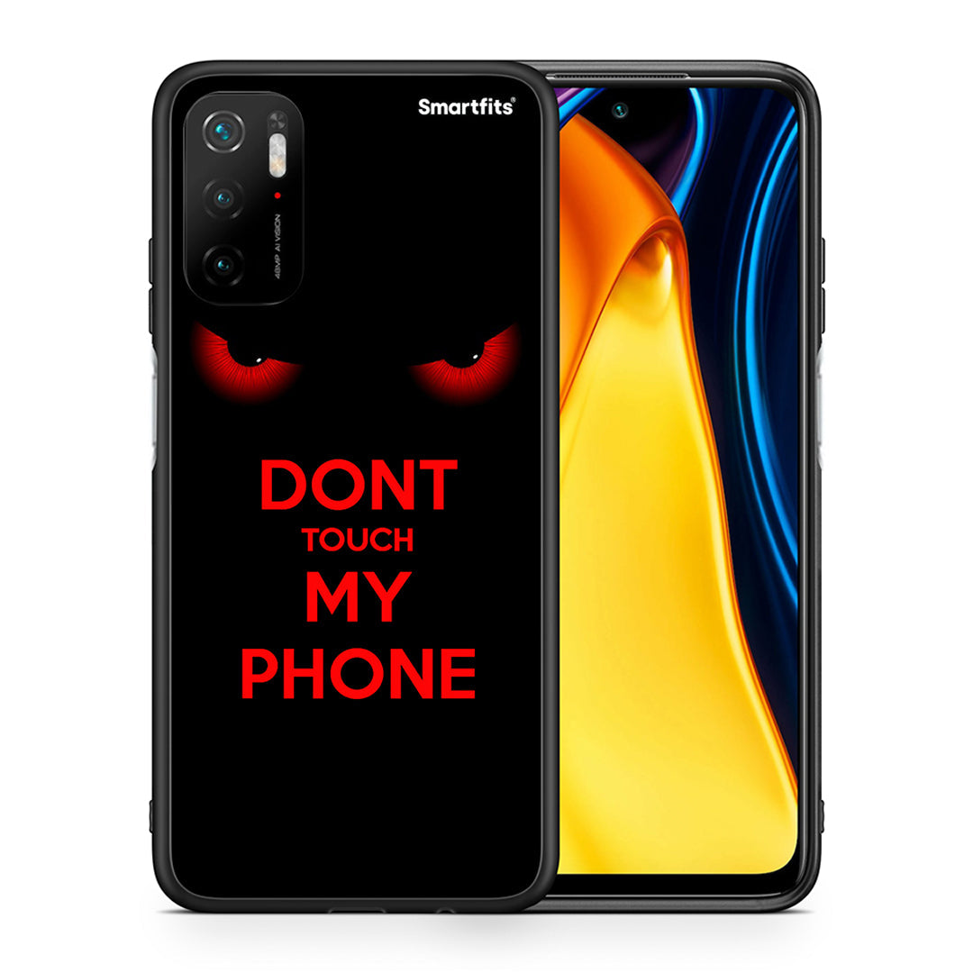 Θήκη Xiaomi Redmi Note 10 5G Touch My Phone από τη Smartfits με σχέδιο στο πίσω μέρος και μαύρο περίβλημα | Xiaomi Redmi Note 10 5G Touch My Phone case with colorful back and black bezels