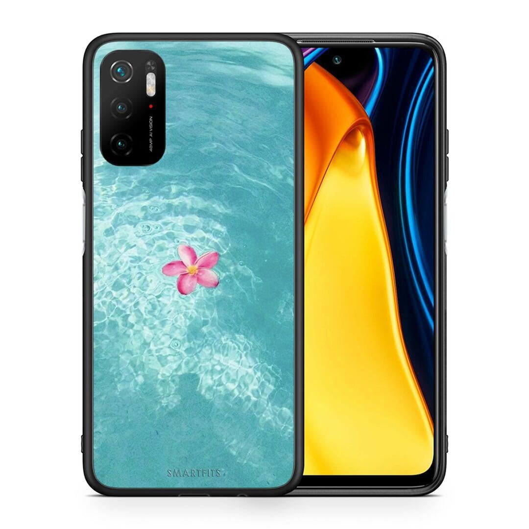 Θήκη Xiaomi Poco M3 Pro Water Flower από τη Smartfits με σχέδιο στο πίσω μέρος και μαύρο περίβλημα | Xiaomi Poco M3 Pro Water Flower case with colorful back and black bezels