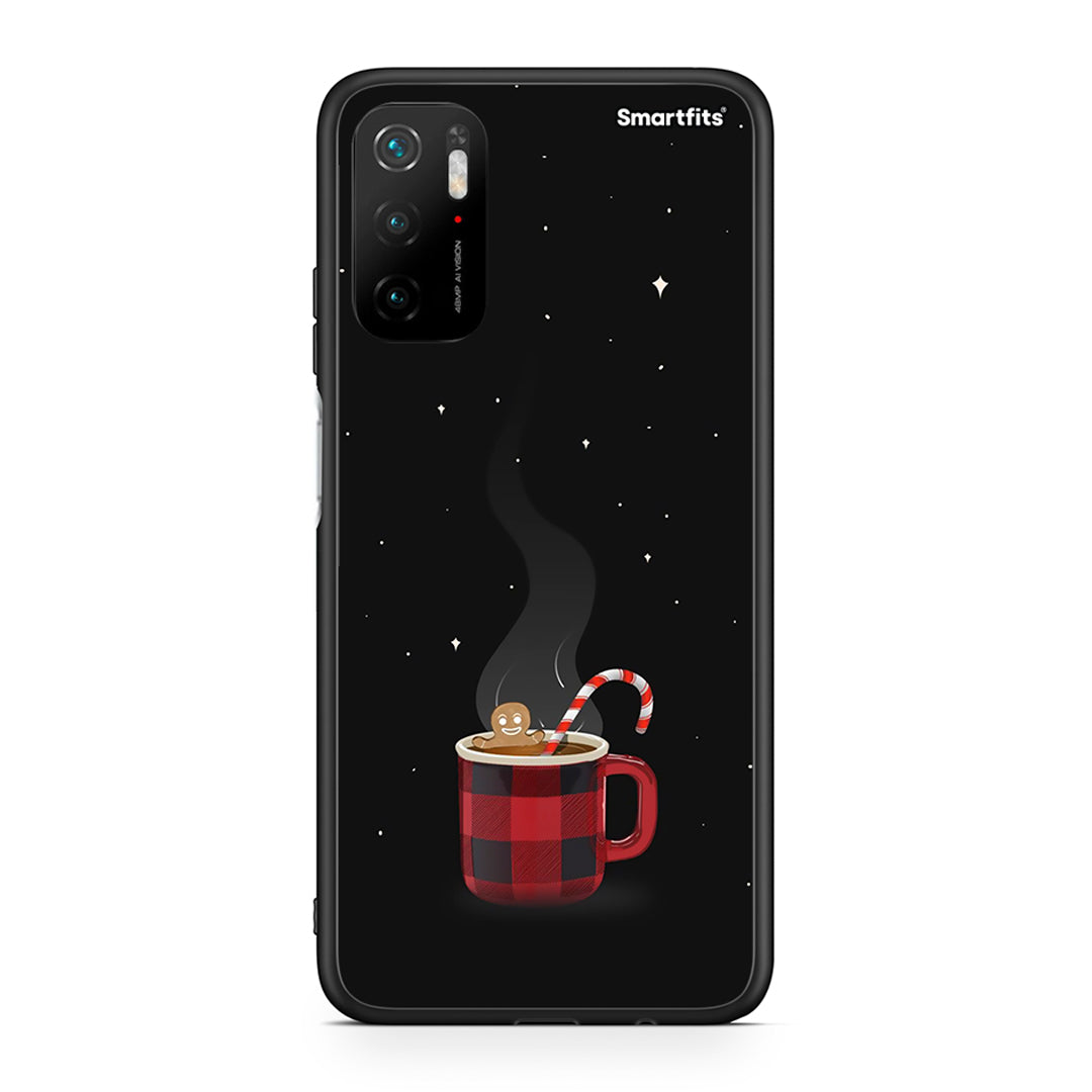 Xiaomi Redmi Note 10 5G/Poco M3 Pro Xmas Bathing θήκη από τη Smartfits με σχέδιο στο πίσω μέρος και μαύρο περίβλημα | Smartphone case with colorful back and black bezels by Smartfits