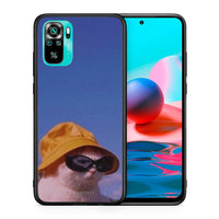 Thumbnail for Θήκη Xiaomi Redmi Note 10 Cat Diva από τη Smartfits με σχέδιο στο πίσω μέρος και μαύρο περίβλημα | Xiaomi Redmi Note 10 Cat Diva case with colorful back and black bezels