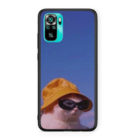 Thumbnail for Xiaomi Redmi Note 10 Cat Diva θήκη από τη Smartfits με σχέδιο στο πίσω μέρος και μαύρο περίβλημα | Smartphone case with colorful back and black bezels by Smartfits