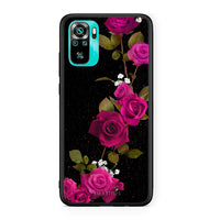 Thumbnail for 4 - Xiaomi Redmi Note 10 Red Roses Flower case, cover, bumper