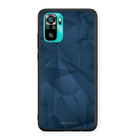 Thumbnail for 39 - Xiaomi Redmi Note 10 Blue Abstract Geometric case, cover, bumper