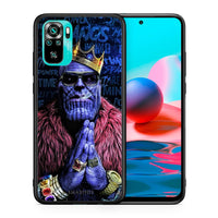 Thumbnail for Θήκη Xiaomi Redmi Note 10 Thanos PopArt από τη Smartfits με σχέδιο στο πίσω μέρος και μαύρο περίβλημα | Xiaomi Redmi Note 10 Thanos PopArt case with colorful back and black bezels