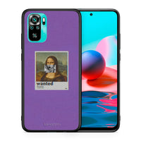 Thumbnail for Θήκη Xiaomi Redmi Note 10 Monalisa Popart από τη Smartfits με σχέδιο στο πίσω μέρος και μαύρο περίβλημα | Xiaomi Redmi Note 10 Monalisa Popart case with colorful back and black bezels