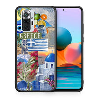 Thumbnail for Θήκη Xiaomi Redmi Note 10 Pro All Greek από τη Smartfits με σχέδιο στο πίσω μέρος και μαύρο περίβλημα | Xiaomi Redmi Note 10 Pro All Greek case with colorful back and black bezels