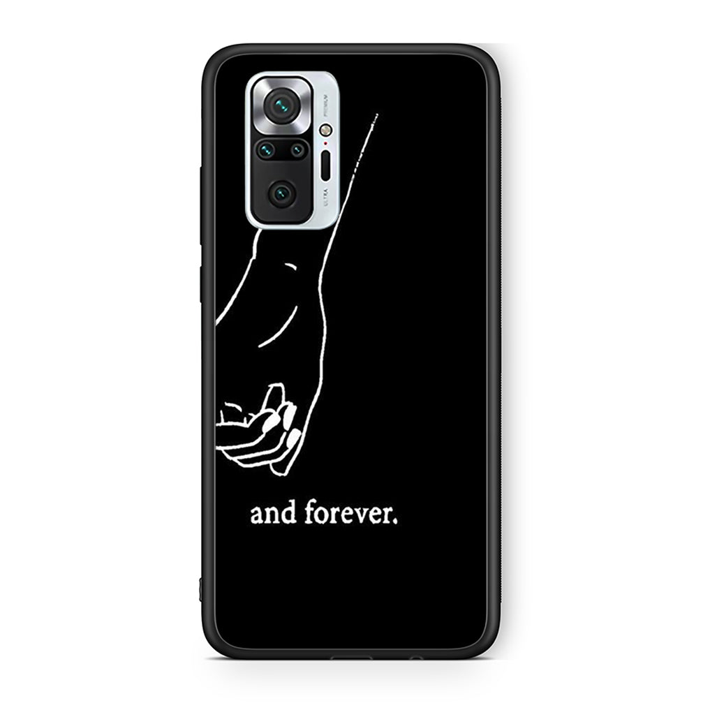 Xiaomi Redmi Note 10 Pro Always & Forever 2 Θήκη Αγίου Βαλεντίνου από τη Smartfits με σχέδιο στο πίσω μέρος και μαύρο περίβλημα | Smartphone case with colorful back and black bezels by Smartfits