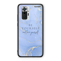 Thumbnail for Xiaomi Redmi Note 10 Pro Be Yourself θήκη από τη Smartfits με σχέδιο στο πίσω μέρος και μαύρο περίβλημα | Smartphone case with colorful back and black bezels by Smartfits