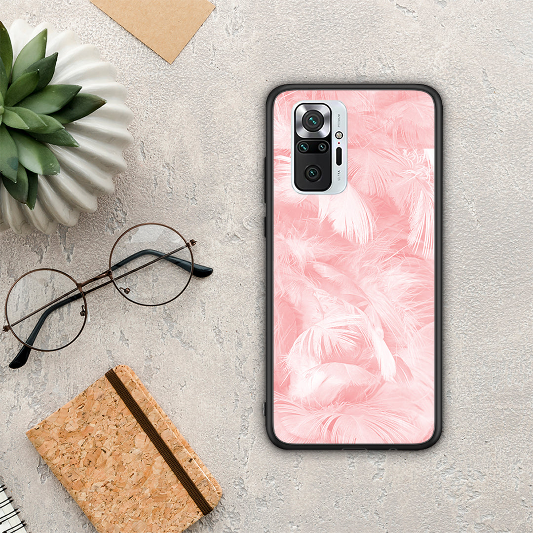 Boho Pink Feather - Xiaomi Redmi Note 10 Pro / 10 Pro max case