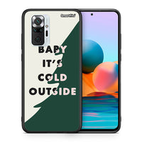 Thumbnail for Θήκη Xiaomi Redmi Note 10 Pro Cold Outside από τη Smartfits με σχέδιο στο πίσω μέρος και μαύρο περίβλημα | Xiaomi Redmi Note 10 Pro Cold Outside case with colorful back and black bezels