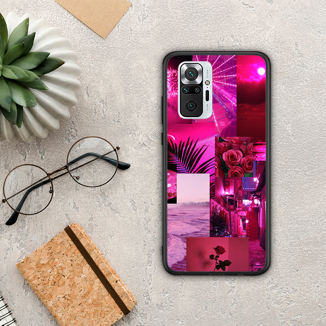 Collage Red Roses - Xiaomi Redmi Note 10 Pro / 10 Pro max case