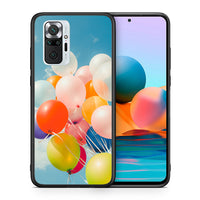 Thumbnail for Θήκη Xiaomi Redmi Note 10 Pro Colorful Balloons από τη Smartfits με σχέδιο στο πίσω μέρος και μαύρο περίβλημα | Xiaomi Redmi Note 10 Pro Colorful Balloons case with colorful back and black bezels