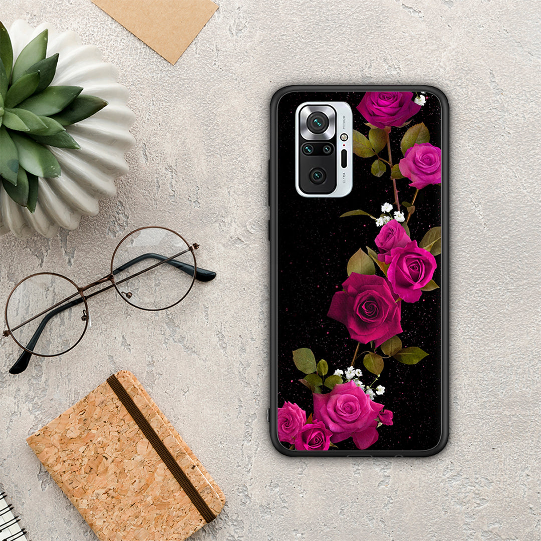 Flower Red Roses - Xiaomi Redmi Note 10 Pro / 10 Pro Max case