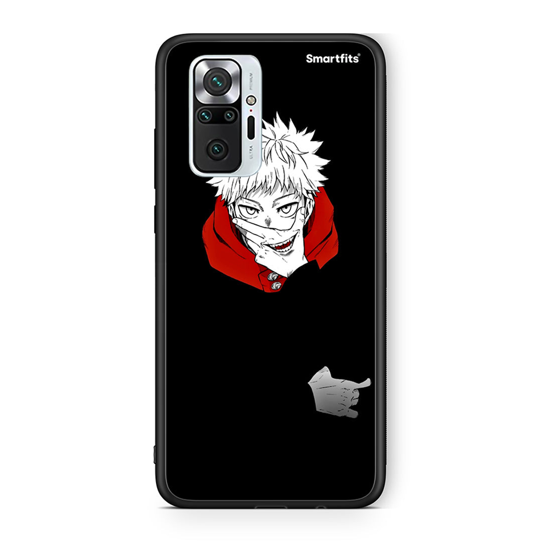 Xiaomi Redmi Note 10 Pro Itadori Anime θήκη από τη Smartfits με σχέδιο στο πίσω μέρος και μαύρο περίβλημα | Smartphone case with colorful back and black bezels by Smartfits