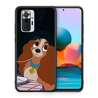 Thumbnail for Θήκη Αγίου Βαλεντίνου Xiaomi Redmi Note 10 Pro Lady And Tramp 2 από τη Smartfits με σχέδιο στο πίσω μέρος και μαύρο περίβλημα | Xiaomi Redmi Note 10 Pro Lady And Tramp 2 case with colorful back and black bezels