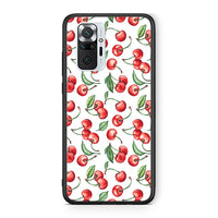 Thumbnail for Xiaomi Redmi Note 10 Pro Cherry Summer θήκη από τη Smartfits με σχέδιο στο πίσω μέρος και μαύρο περίβλημα | Smartphone case with colorful back and black bezels by Smartfits