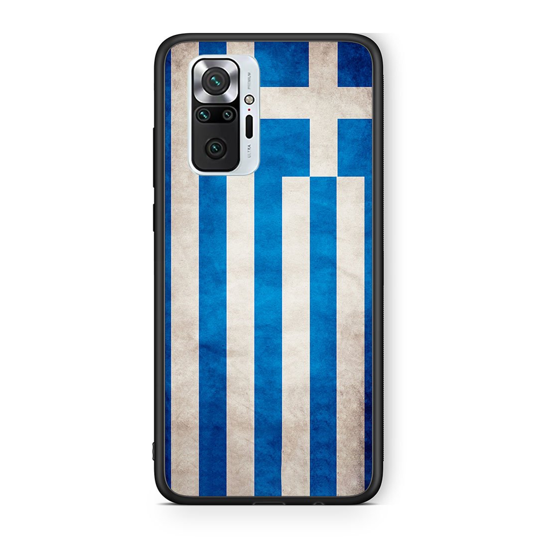 4 - Xiaomi Redmi Note 10 Pro Greece Flag case, cover, bumper