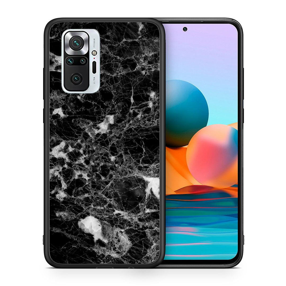 Θήκη Xiaomi Redmi Note 10 Pro Male Marble από τη Smartfits με σχέδιο στο πίσω μέρος και μαύρο περίβλημα | Xiaomi Redmi Note 10 Pro Male Marble case with colorful back and black bezels