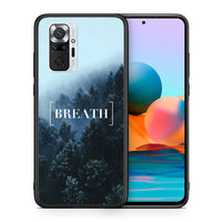 Thumbnail for Θήκη Xiaomi Redmi Note 10 Pro Breath Quote από τη Smartfits με σχέδιο στο πίσω μέρος και μαύρο περίβλημα | Xiaomi Redmi Note 10 Pro Breath Quote case with colorful back and black bezels
