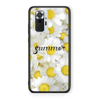 Thumbnail for Xiaomi Redmi Note 10 Pro Summer Daisies Θήκη από τη Smartfits με σχέδιο στο πίσω μέρος και μαύρο περίβλημα | Smartphone case with colorful back and black bezels by Smartfits