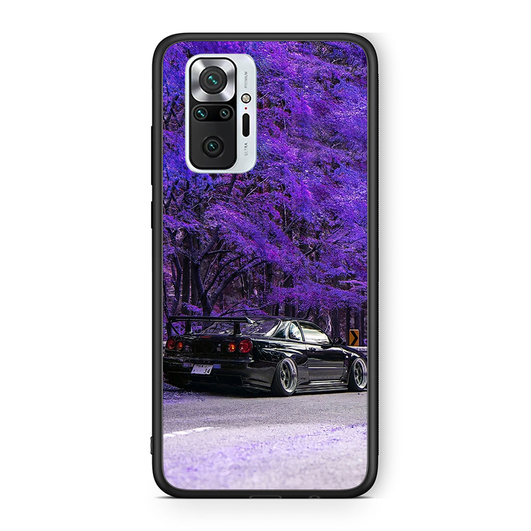 Xiaomi Redmi Note 10 Pro Super Car Θήκη Αγίου Βαλεντίνου από τη Smartfits με σχέδιο στο πίσω μέρος και μαύρο περίβλημα | Smartphone case with colorful back and black bezels by Smartfits