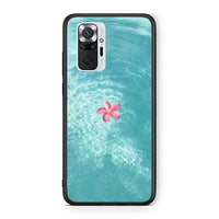 Thumbnail for Xiaomi Redmi Note 10 Pro Water Flower Θήκη από τη Smartfits με σχέδιο στο πίσω μέρος και μαύρο περίβλημα | Smartphone case with colorful back and black bezels by Smartfits