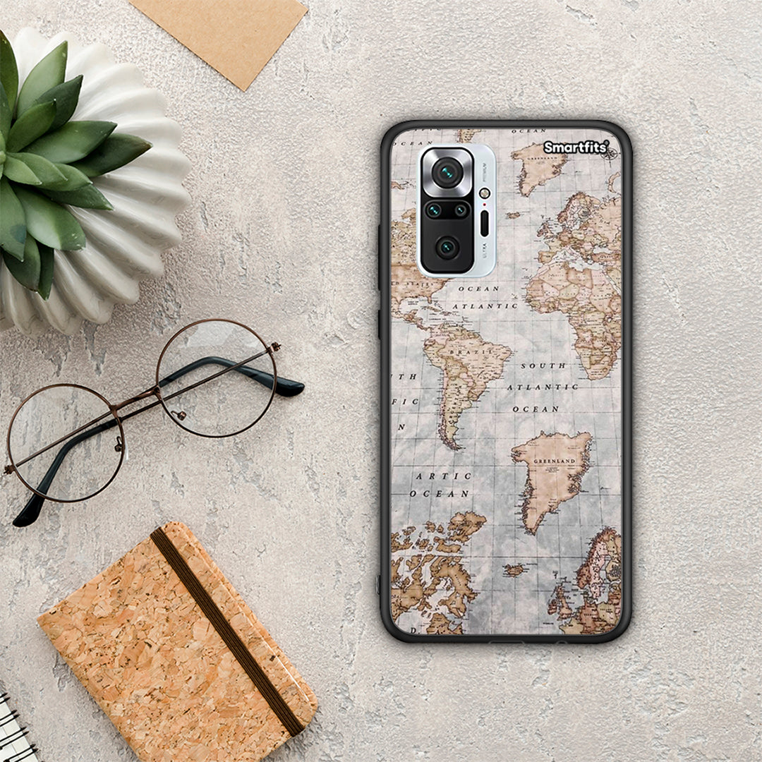 World Map - Xiaomi Redmi Note 10 Pro / 10 Pro max case