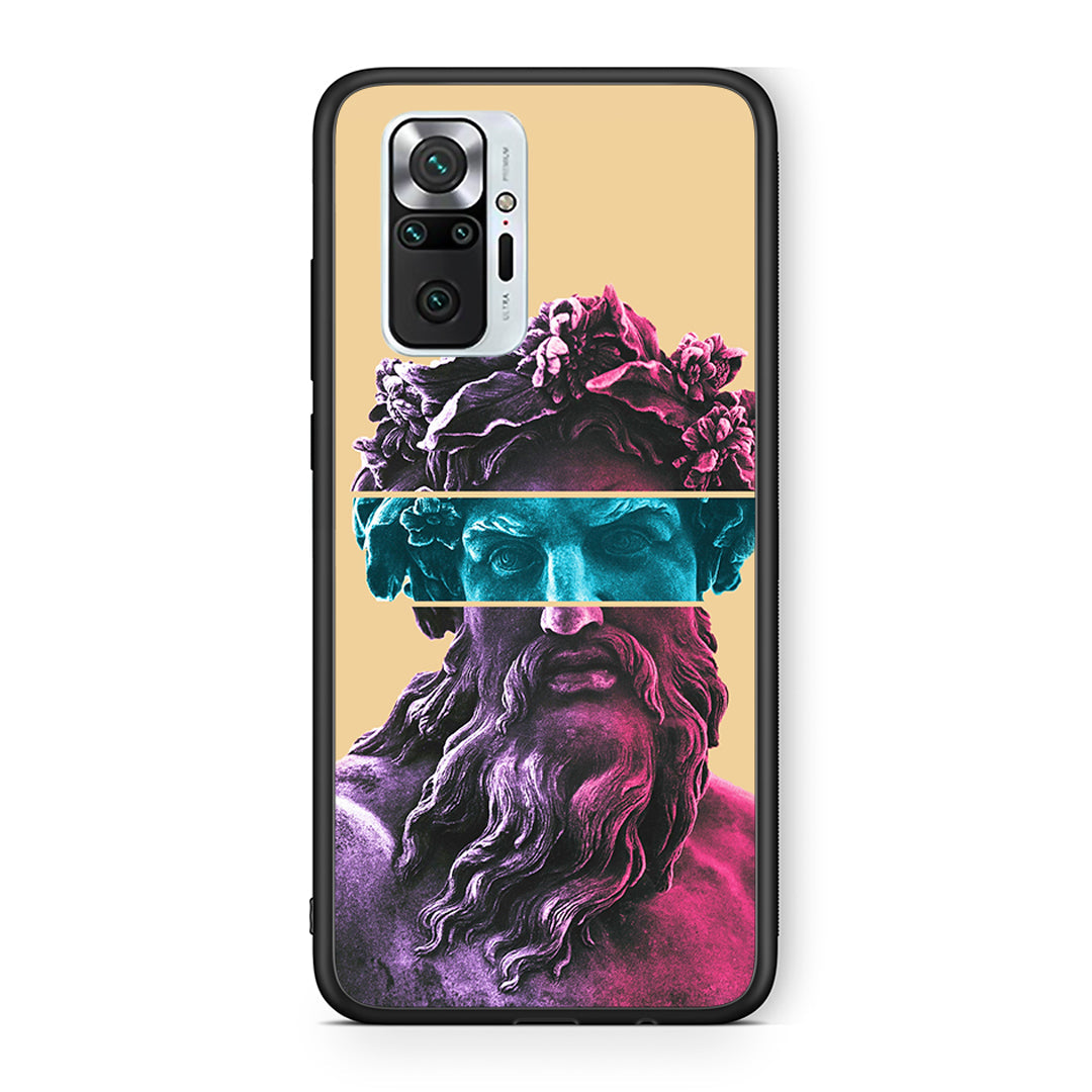 Xiaomi Redmi Note 10 Pro Zeus Art Θήκη Αγίου Βαλεντίνου από τη Smartfits με σχέδιο στο πίσω μέρος και μαύρο περίβλημα | Smartphone case with colorful back and black bezels by Smartfits