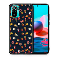 Thumbnail for Θήκη Xiaomi Redmi Note 10 Hungry Random από τη Smartfits με σχέδιο στο πίσω μέρος και μαύρο περίβλημα | Xiaomi Redmi Note 10 Hungry Random case with colorful back and black bezels