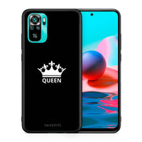 Thumbnail for Θήκη Xiaomi Redmi Note 10 Queen Valentine από τη Smartfits με σχέδιο στο πίσω μέρος και μαύρο περίβλημα | Xiaomi Redmi Note 10 Queen Valentine case with colorful back and black bezels