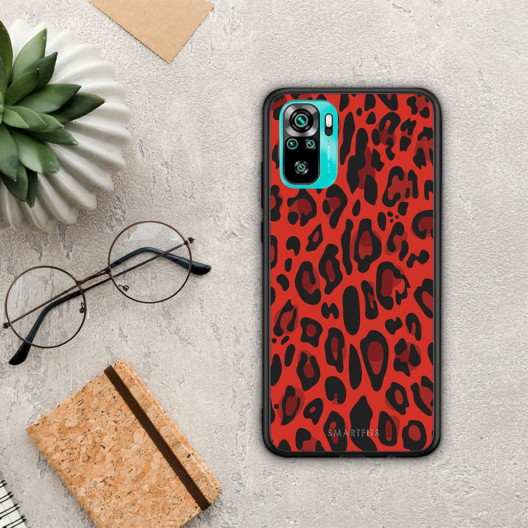 Animal Red Leopard - Xiaomi Poco M5s case