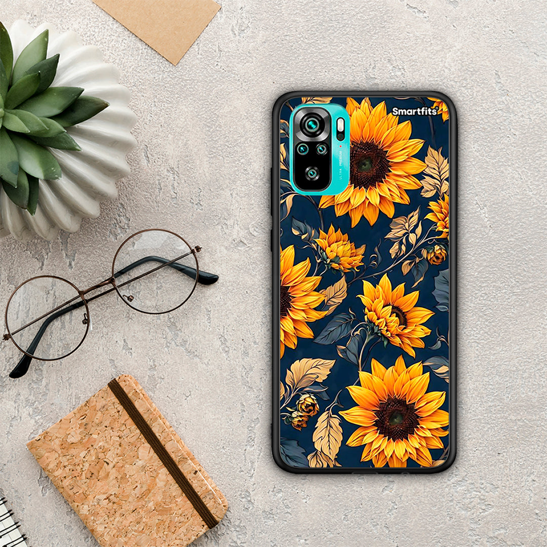 Autumn Sunflowers - Xiaomi Redmi Note 10s / 10 4G case