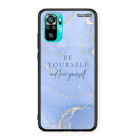 Thumbnail for Xiaomi Redmi Note 10 Be Yourself θήκη από τη Smartfits με σχέδιο στο πίσω μέρος και μαύρο περίβλημα | Smartphone case with colorful back and black bezels by Smartfits