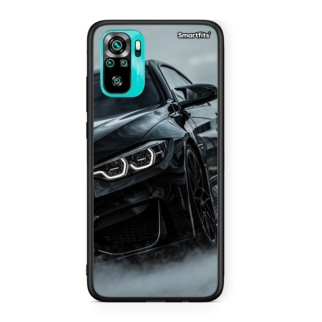 Xiaomi Redmi Note 10 Black BMW θήκη από τη Smartfits με σχέδιο στο πίσω μέρος και μαύρο περίβλημα | Smartphone case with colorful back and black bezels by Smartfits