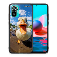 Thumbnail for Θήκη Xiaomi Redmi Note 10 Duck Face από τη Smartfits με σχέδιο στο πίσω μέρος και μαύρο περίβλημα | Xiaomi Redmi Note 10 Duck Face case with colorful back and black bezels