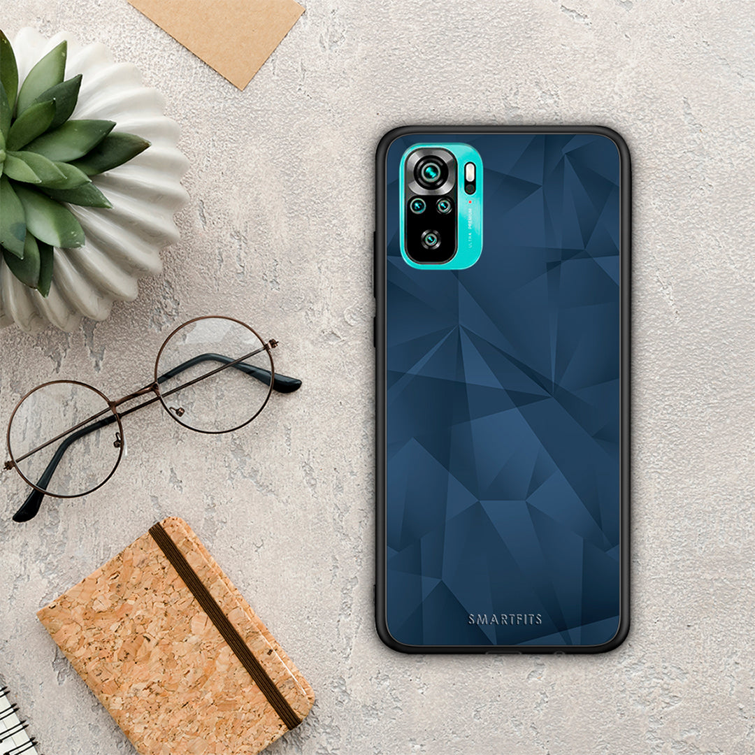 Geometric Blue Abstract - Xiaomi Poco M5S case