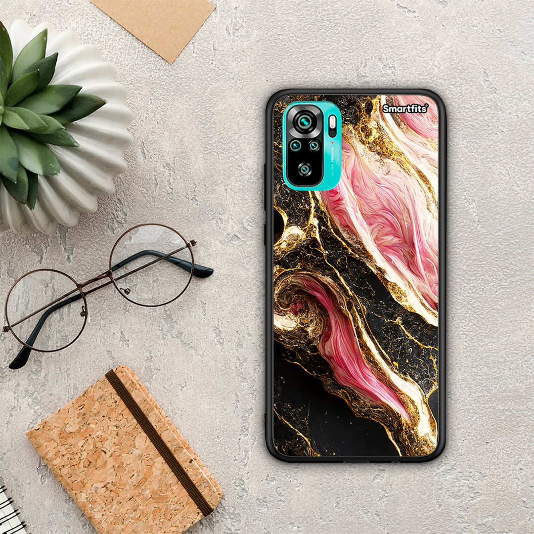 Glamorous Pink Marble - Xiaomi Redmi Note 10s / 10 4G case