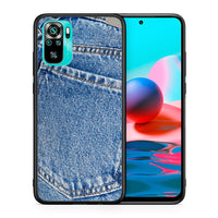 Thumbnail for Θήκη Xiaomi Redmi Note 10 Jeans Pocket από τη Smartfits με σχέδιο στο πίσω μέρος και μαύρο περίβλημα | Xiaomi Redmi Note 10 Jeans Pocket case with colorful back and black bezels