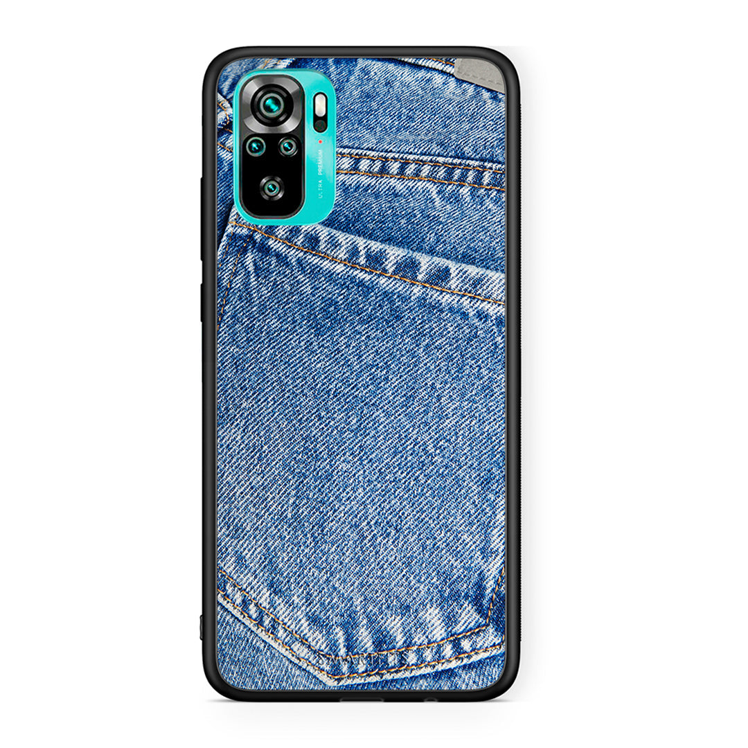 Xiaomi Redmi Note 10 Jeans Pocket θήκη από τη Smartfits με σχέδιο στο πίσω μέρος και μαύρο περίβλημα | Smartphone case with colorful back and black bezels by Smartfits