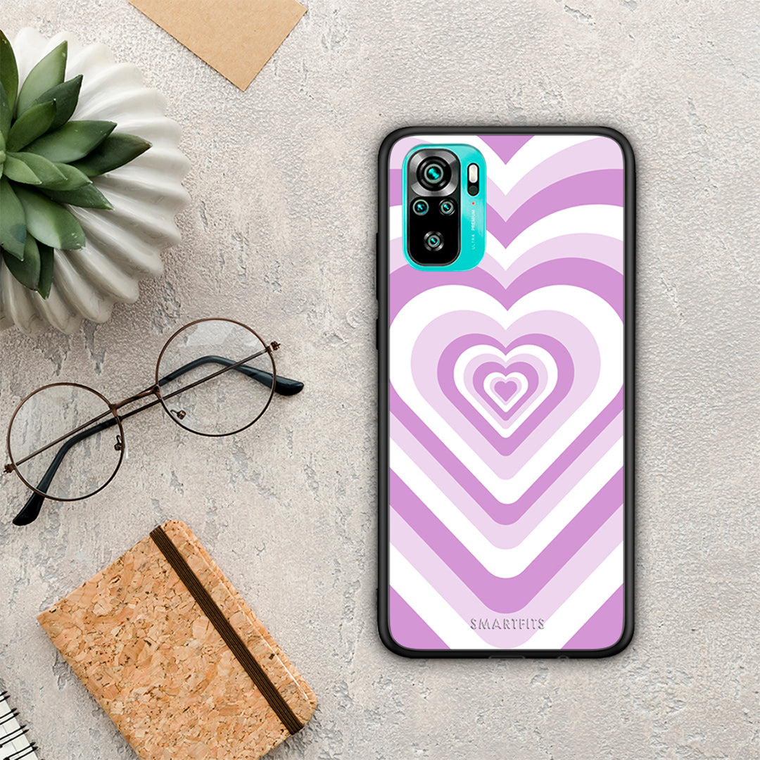 Lilac Hearts - Xiaomi Redmi Note 10s / 10 4G case