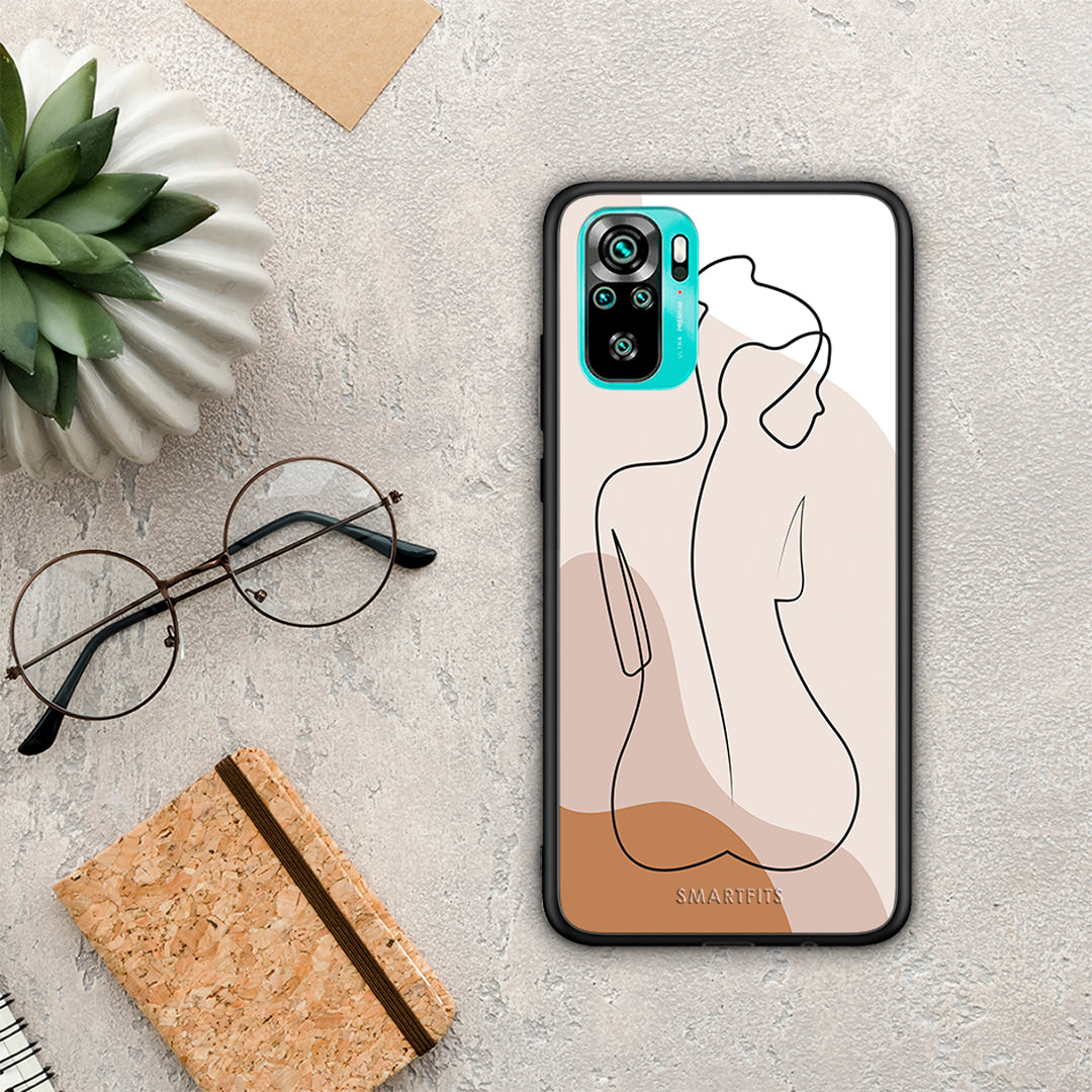 Lineart Woman - Xiaomi Redmi Note 10s / 10 4G case