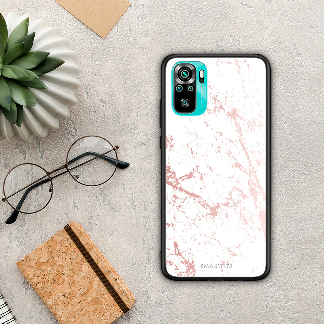 Marble Pink Splash - Xiaomi Redmi Note 10s / 10 4G case