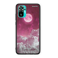 Thumbnail for Xiaomi Redmi Note 10 Pink Moon θήκη από τη Smartfits με σχέδιο στο πίσω μέρος και μαύρο περίβλημα | Smartphone case with colorful back and black bezels by Smartfits