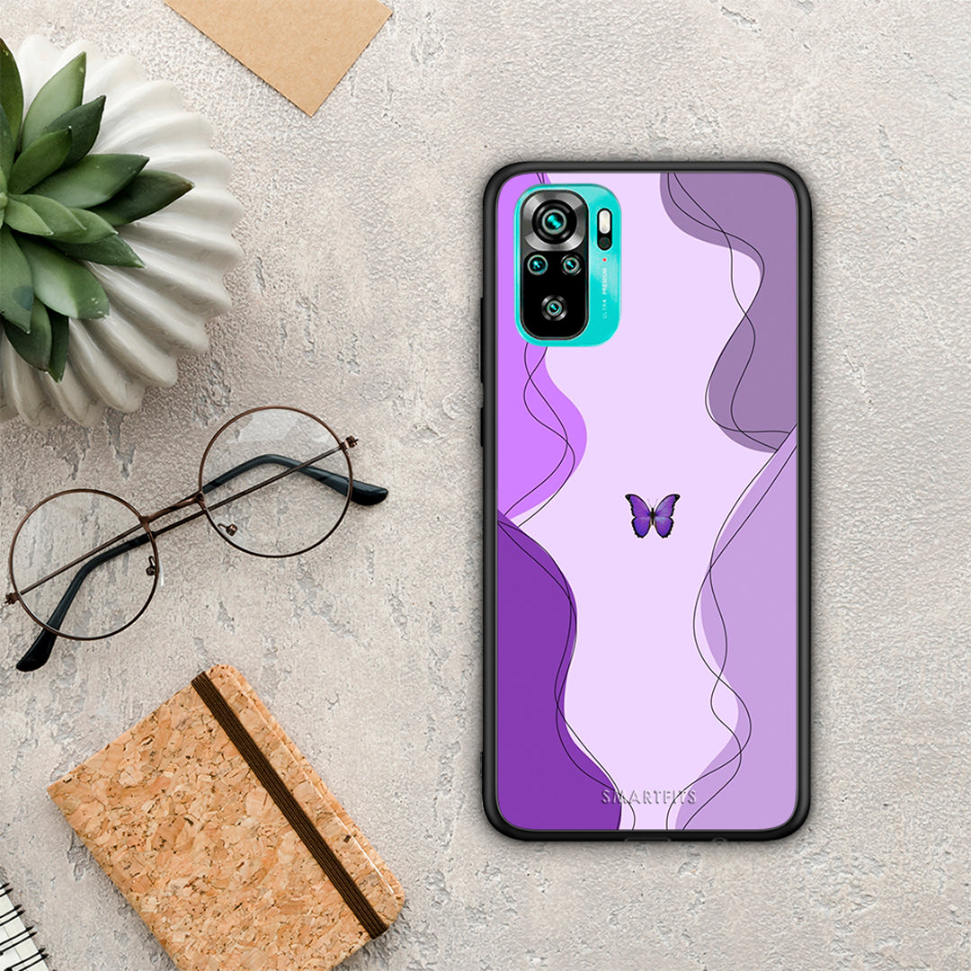 Purple Mariposa - Xiaomi Poco M5s case