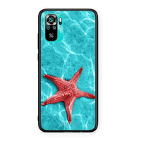 Thumbnail for Xiaomi Redmi Note 10 Red Starfish Θήκη από τη Smartfits με σχέδιο στο πίσω μέρος και μαύρο περίβλημα | Smartphone case with colorful back and black bezels by Smartfits