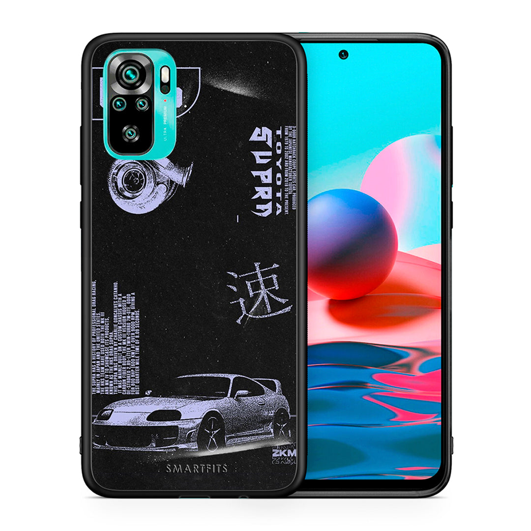 Θήκη Αγίου Βαλεντίνου Xiaomi Redmi Note 10 Tokyo Drift από τη Smartfits με σχέδιο στο πίσω μέρος και μαύρο περίβλημα | Xiaomi Redmi Note 10 Tokyo Drift case with colorful back and black bezels