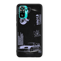 Thumbnail for Xiaomi Redmi Note 10 Tokyo Drift Θήκη Αγίου Βαλεντίνου από τη Smartfits με σχέδιο στο πίσω μέρος και μαύρο περίβλημα | Smartphone case with colorful back and black bezels by Smartfits