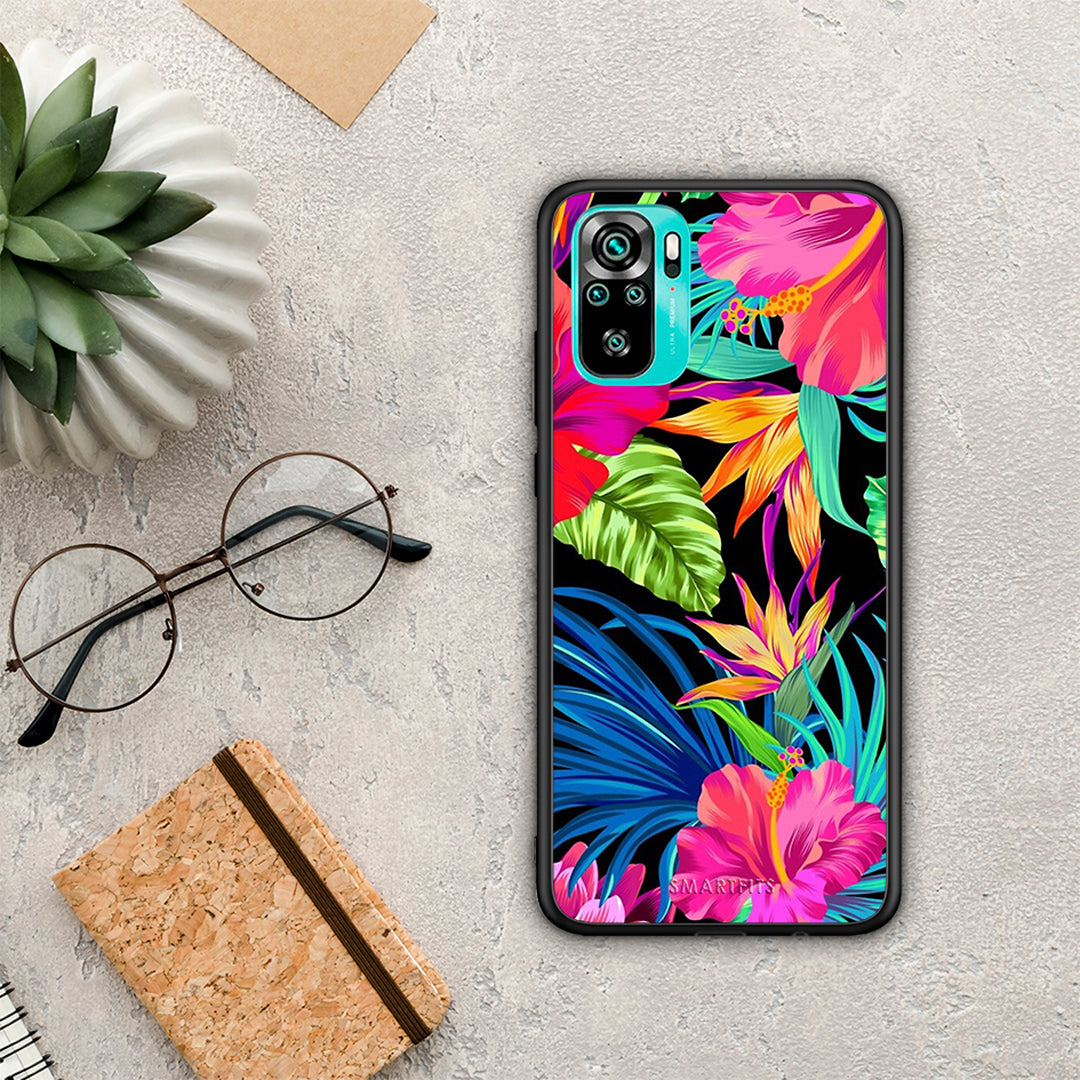 Tropical Flowers - Xiaomi Redmi Note 10s / 10 4G case