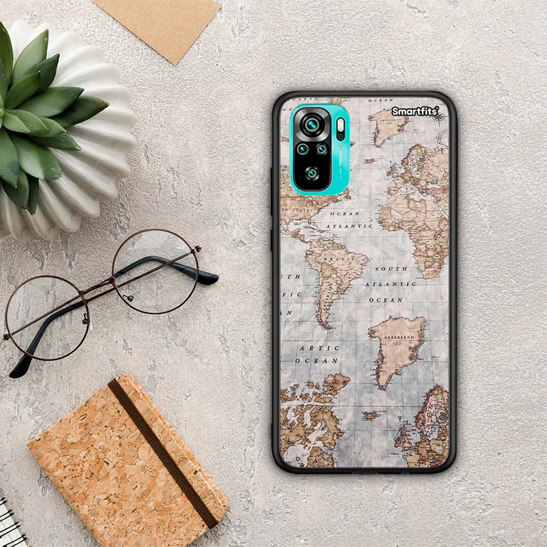 World Map - Xiaomi Redmi Note 10s / 10 4G case