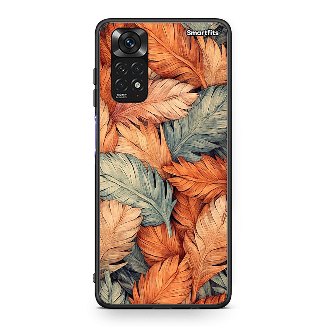 Xiaomi Redmi Note 11 Autumn Leaves Θήκη από τη Smartfits με σχέδιο στο πίσω μέρος και μαύρο περίβλημα | Smartphone case with colorful back and black bezels by Smartfits